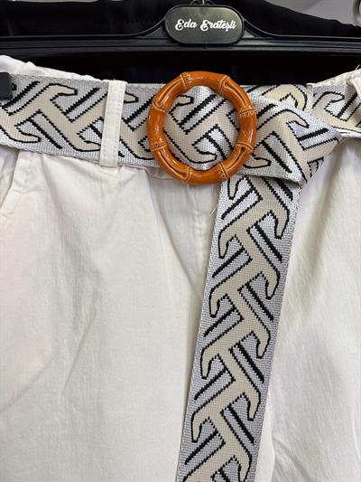 2266 Italyan Capri Pantolon Krem