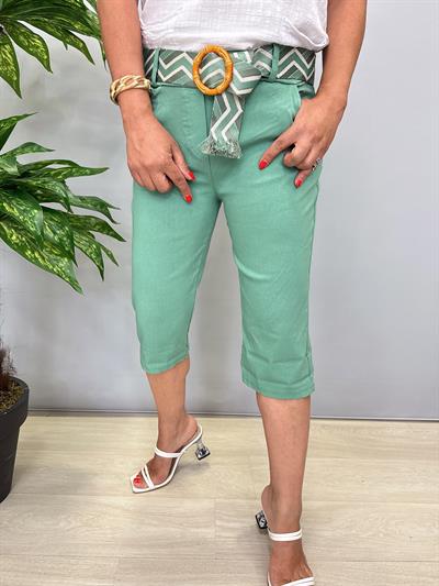 2266 Italyan Capri Pantolon Mint