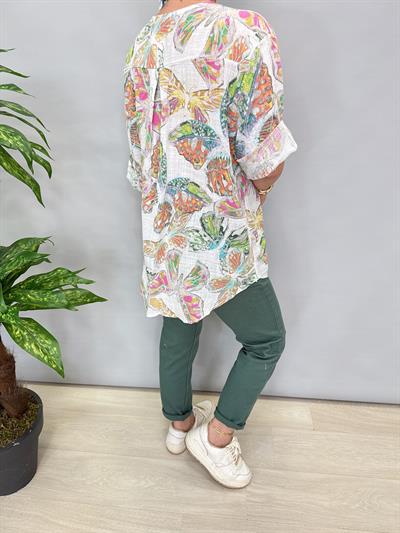 2330 İTALYAN PAMUKLU BLUZ TAŞ