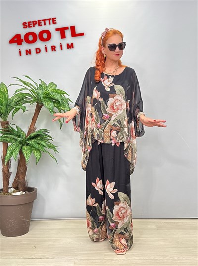 2337 Italyan İpek Takım Siyah