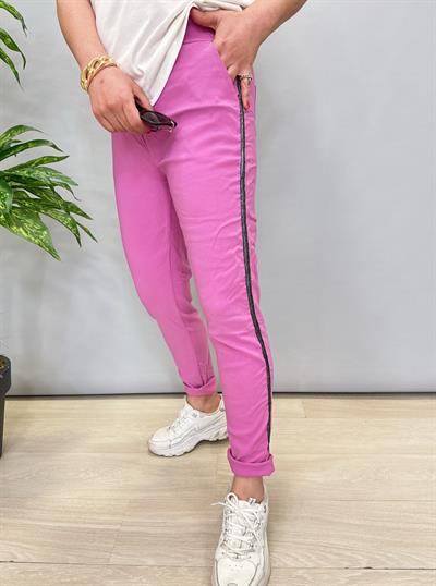 2345 Likralı Pantolon Leylak