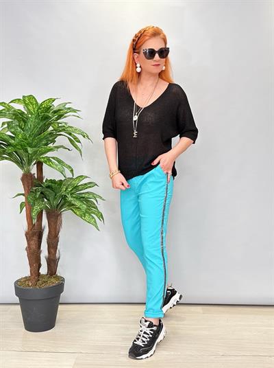 2345 Likralı Pantolon Mavi