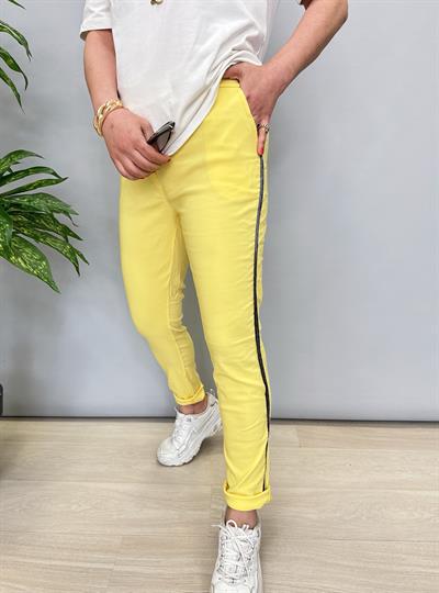 2345 Likralı Pantolon Sarı