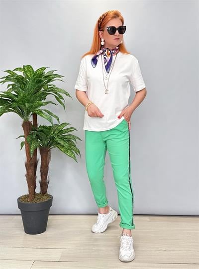 2345 Likralı Pantolon Yeşil