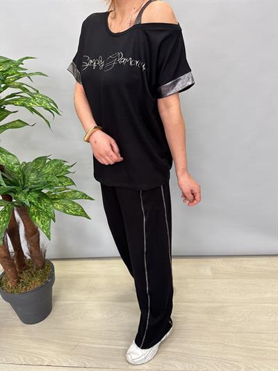 2375 İNCE MODAL TAKIM SİYAH