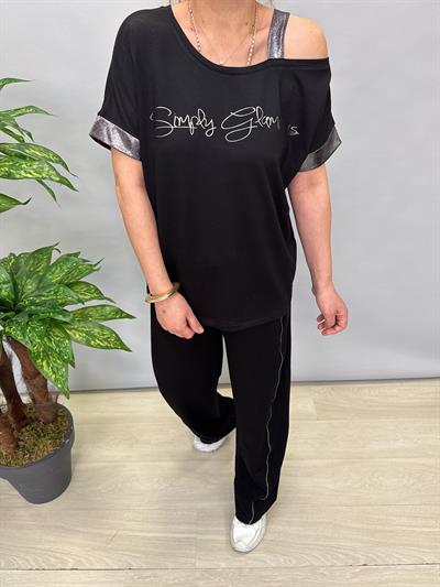 2375 İNCE MODAL TAKIM SİYAH