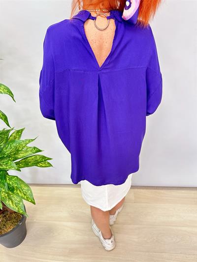 2415 SIRT DETAY GÖMLEK MOR