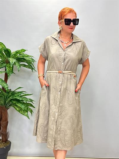 25063 Italyan Fisto Elbise Vizon