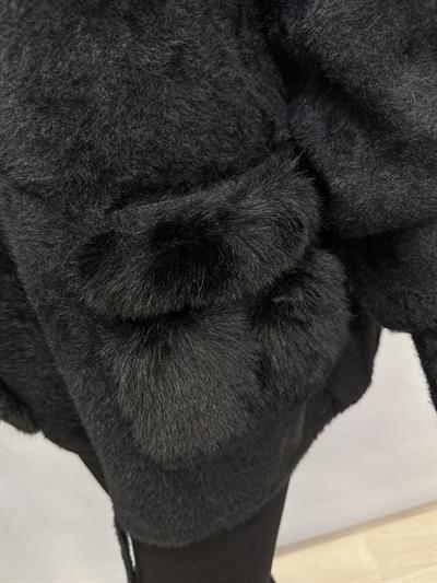 2528 İTHAL ANGORA KÜRK SİYAH