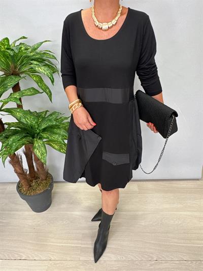 2555 DR Tasarım Modal Asimetrik Elbise 