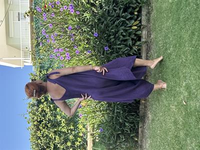 2560 Italyan Keten Tulum Mor 