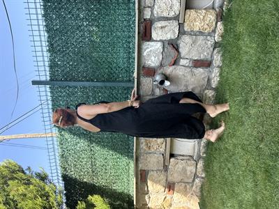 2560 Italyan Keten Tulum Siyah