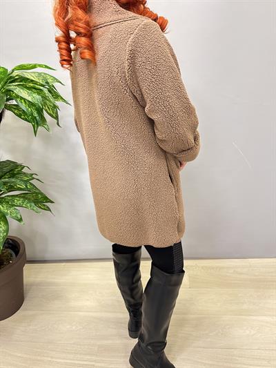 2646 Peluş Ceket Vizon