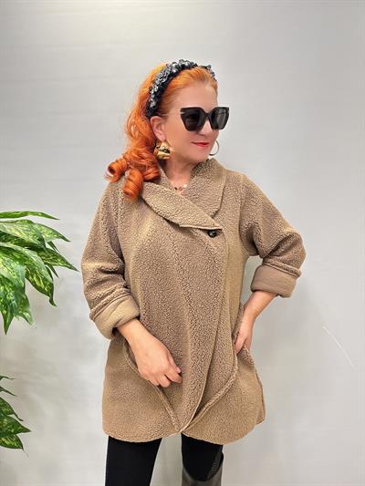 2646 Peluş Ceket Vizon