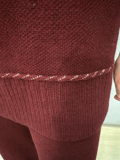 2666 Triko Takım Bordo 