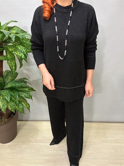 2666 Triko Takım Siyah