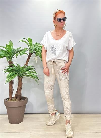 2680 Italyan Pantolon Taş