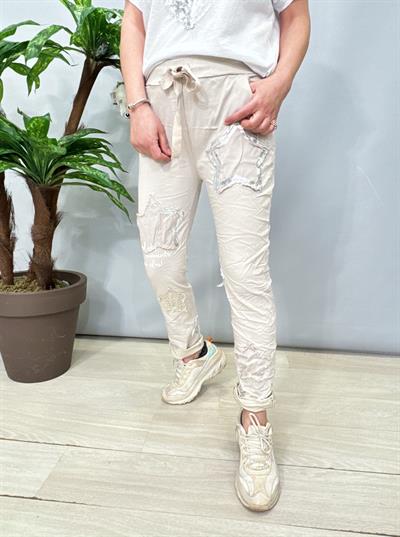 2680 Italyan Pantolon Taş