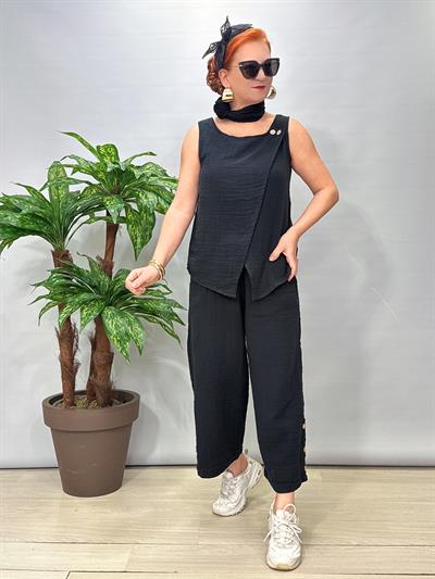 2680 Müslin Takım Siyah