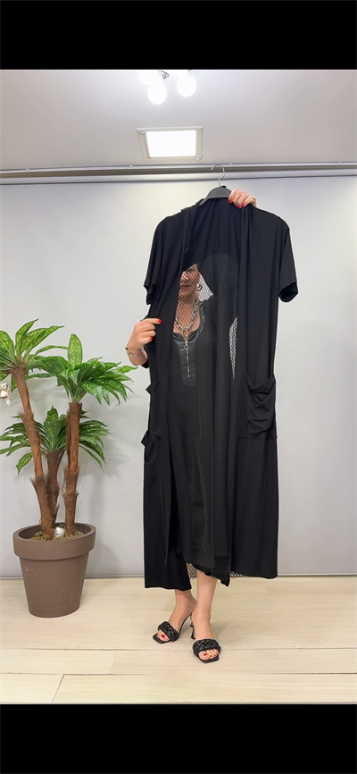 2686 Özel Tasarım File Detay Ceket 