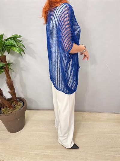 2871 File bluz Saks Mavi 