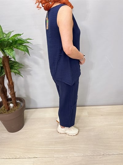 2965 Pamuklu Takım Lacivert