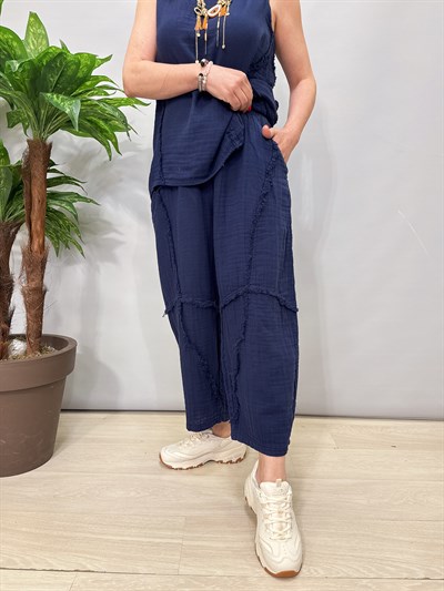 2965 Pamuklu Takım Lacivert