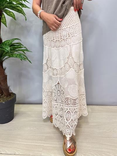 3002 Italyan Dantel Detay Etek Taş 