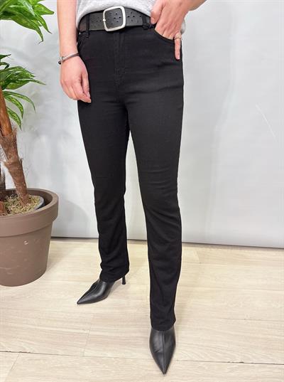 3013 LİKRALI BORU PAÇA JEAN Siyah