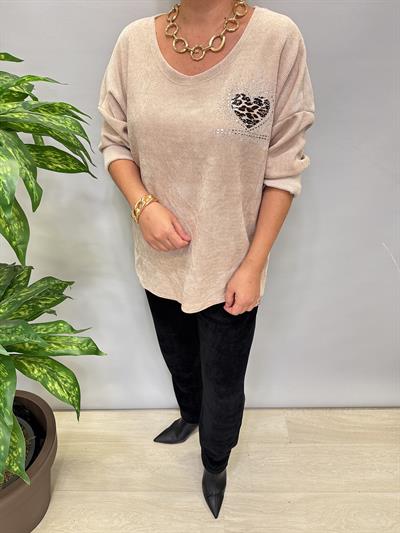 3019 Şönil Kadife Bluz