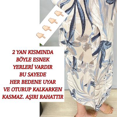 3040 İTALYAN PAMUK KETEN ELBİSE 