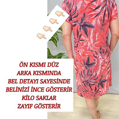 3040 İTALYAN PAMUK KETEN ELBİSE 