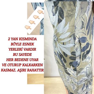 3040 İTALYAN PAMUK KETEN ELBİSE 