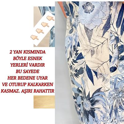 3040 İTALYAN PAMUK KETEN ELBİSE 