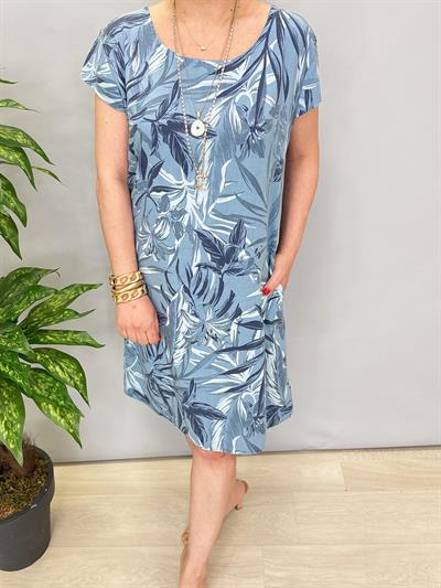 3040 İTALYAN PAMUK KETEN ELBİSE 