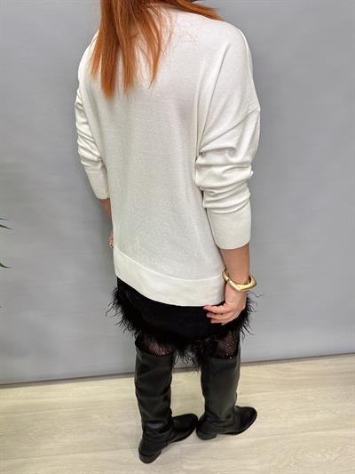 YNY 31155 EKSTRA YUMUŞAK ÖZEL DOKU TRİKO BEYAZ