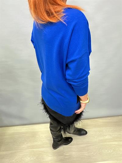 YNY 31155 EKSTRA YUMUŞAK ÖZEL DOKU TRİKO MAVİ