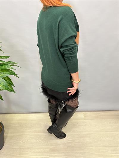 YNY 31155 EKSTRA YUMUŞAK ÖZEL DOKU TRİKO YEŞİL