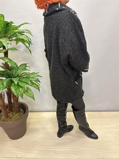 3244 Italyan Buklet Kaban Siyah