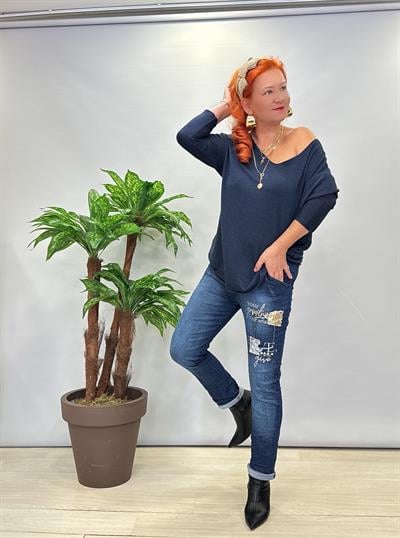 3264  Italyan Pantolon Yazılı