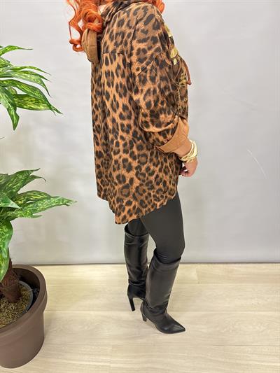 3341 Italyan Kapşonlu Bluz 