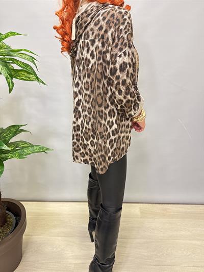 3341 Italyan Kapşonlu Bluz 