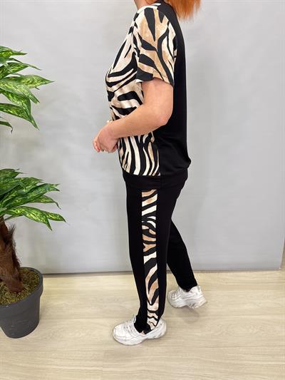 3545 LİKRALI VİSKON PENYE TAKIM SİYAH