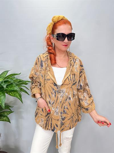 3640 Italyan Pamuklu Ceket Camel