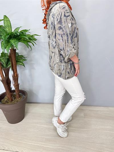 3640 Italyan Pamuklu Ceket Vizon