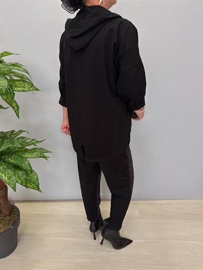 3655 Gabardin Mevsimlik Ceket Siyah