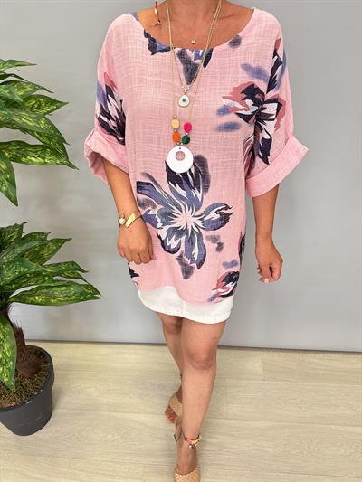 3838 Pamuklu Bluz Pudra