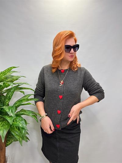 3855 KALP DÜĞME HIRKA ANTRASİT