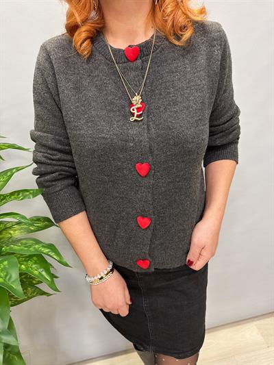 3855 KALP DÜĞME HIRKA ANTRASİT