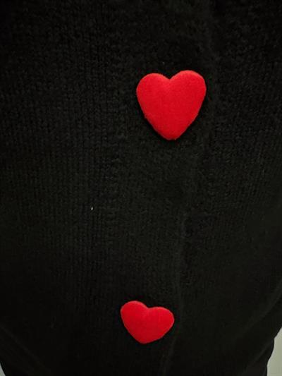 3855 KALP DÜĞME HIRKA SİYAH